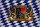 Fahne BAYERN mit Wappen + L&ouml;we