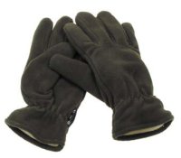 Fleece-Fingerhandschuhe, oliv