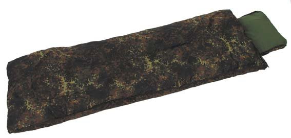 Pilotenschlafsack flecktarn