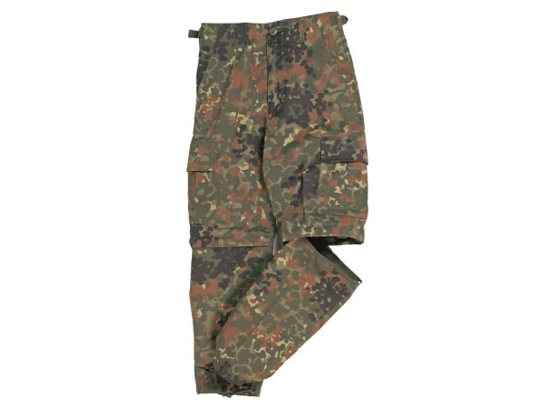 US Kinder-Zipphose, flecktarn