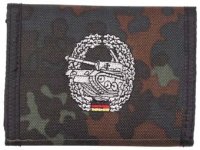 Nylon wallet tank, german-camo