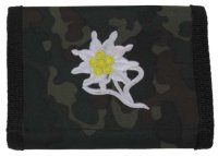 Nylongeldbörse Edelweiß, flecktarn