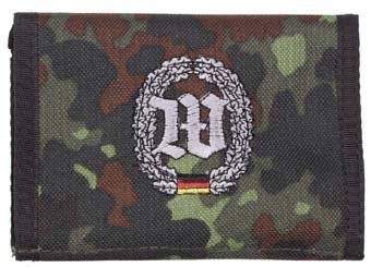 Nylon wallet guard battalion, german-camo