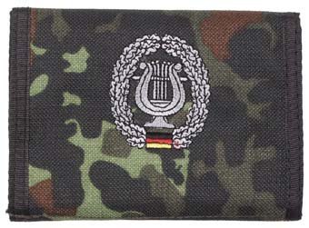 Nylongeldbörse Musikkorps, flecktarn