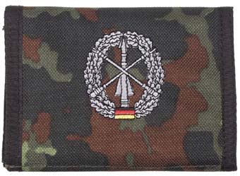 Nylon wallet anti-aircraft defence, german-camo