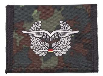 Nylon wallet airforce, german-camo