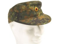 BW Bundeswehr Feldmütze gebraucht flecktarn