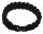 Paracord bracelet, black - 2,3 cm wide