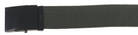 Belt,olive with metal buckle 4,5cm,130cm